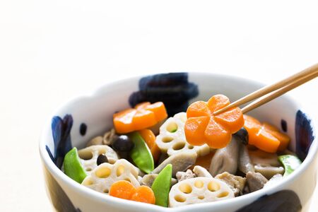 Japanese food, Chikuzenの写真素材