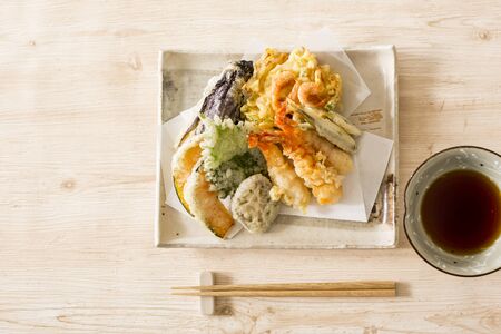 Tempura, homemadeの写真素材