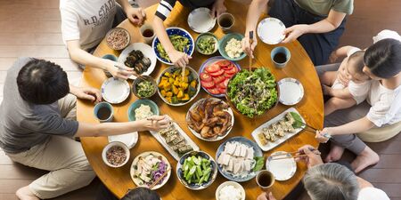 Family food to eatの写真素材