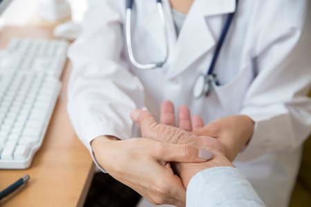 Female doctor examining
