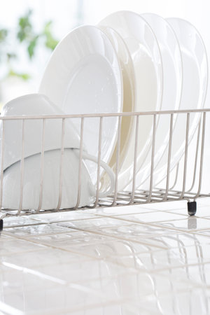 Image of a clean kitchenの写真素材