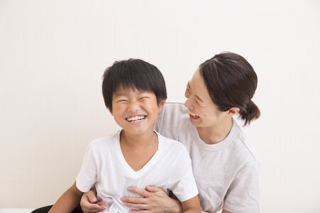 parent andOrient, child, boyの写真素材