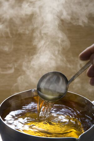 Soup stock, dashi, basics of Japanese cuisineの写真素材