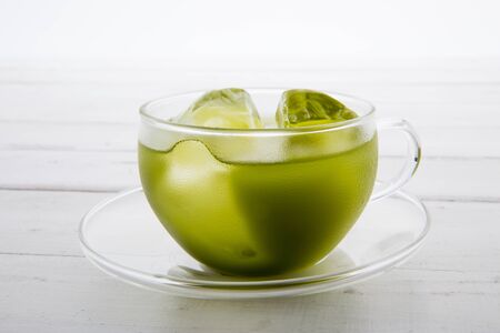 Matcha, cold, Japanese style imageの写真素材