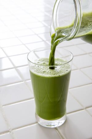 green juce, Japanese health drink,の写真素材