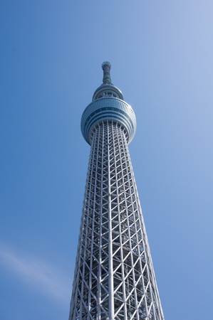 Landmark Tokyo Sky Tree in Tokyo, Japan  のeditorial素材