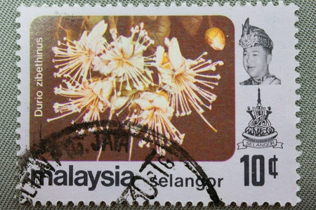 Stamp printed in malaysiaのeditorial素材