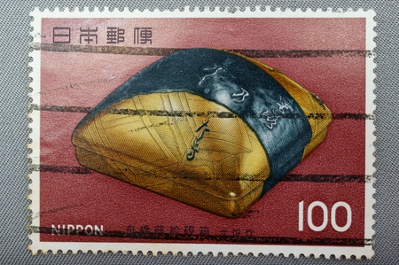 Stamp printed in Japanのeditorial素材