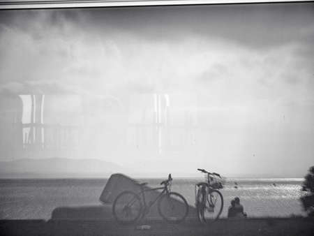 Matsue City, Lake Shinji, my favorite place. You can meet something here.の写真素材