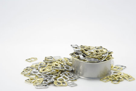 Ring pull Canned aluminum