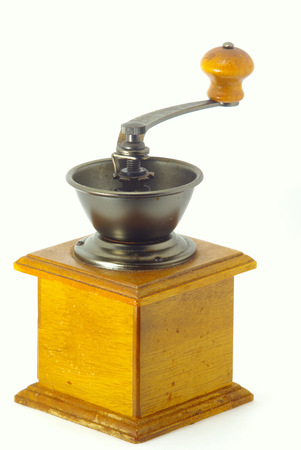 Old coffee millの写真素材