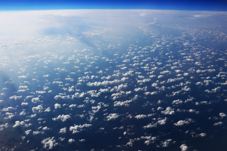 Aerial view of the earthの写真素材