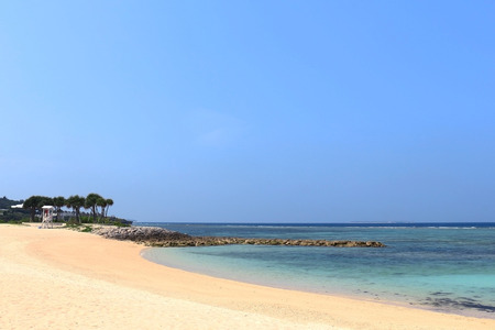 Beautiful beach of Tropical countryの写真素材