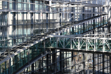 Internal structure of Tokyo International Forum