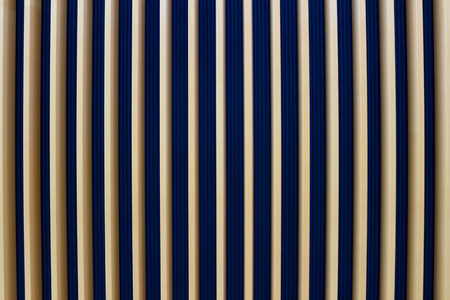 Design wall made of wood stripesの写真素材