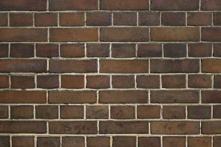 Photo of old brick wall for background material