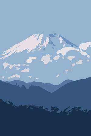 Illustration image of Mt. Fujiのイラスト素材