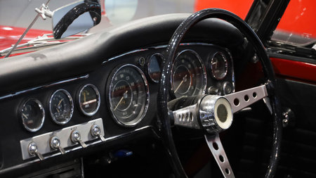 60s car dashboard instrument panel design