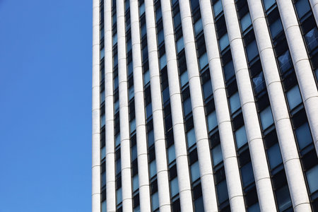 A building seen from a low angle