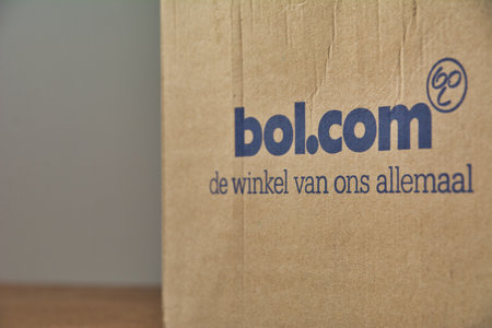 Antwerp, Belgium, December 2020: Illustrative Editorial: Bol.com is a webshop or online retailer available in the Netherlands and Belgiumのeditorial素材