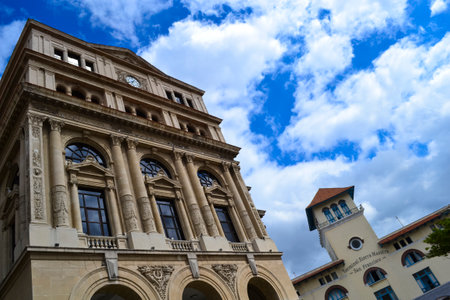 Havana, Cuba, February 2011: View on Lonja del Comercio Trading Market Cuba Treasureのeditorial素材