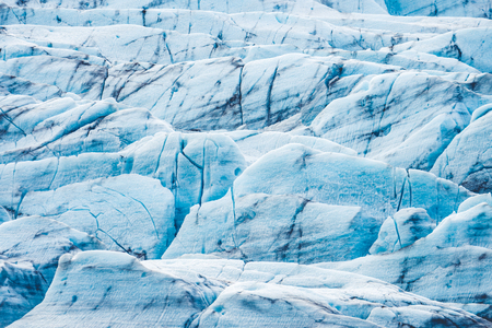 A closeup shot of a blue glacierの写真素材