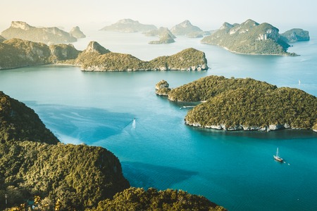Amazing view of the Ang Thong National Park, Thailandの写真素材