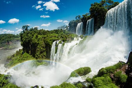 The Amazing waterfalls of Iguazu in Brazilの写真素材