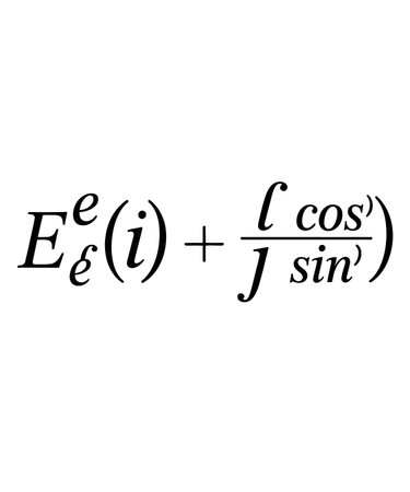 A black and white mathematical equation is displayed against a white background. The equation an...