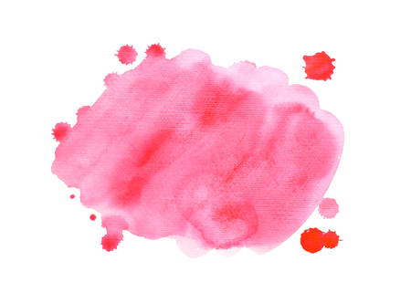 Abstract watercolor background, watercolor blots isolated on white background.の写真素材