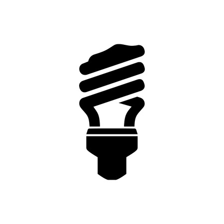 Light bulb icon isolated on white. Vector.のイラスト素材