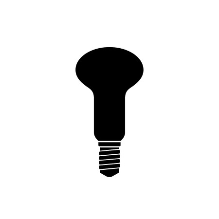 Light bulb icon isolated on white. Vector.のイラスト素材