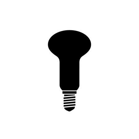 Light bulb icon isolated on white. Vector.のイラスト素材