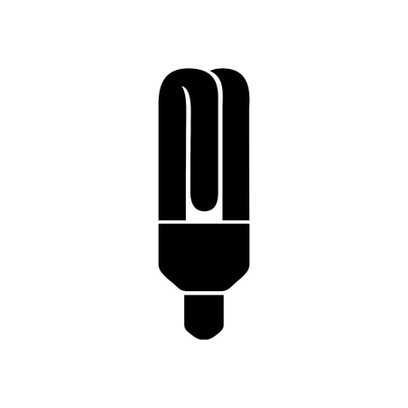 Light bulb icon isolated on white. Vector.のイラスト素材