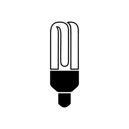 Light bulb icon isolated on white. Vector.のイラスト素材