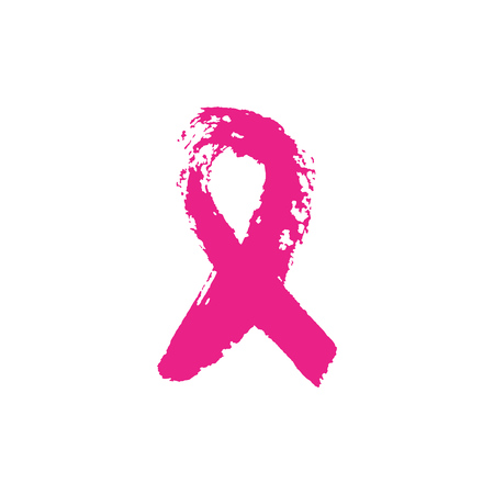 Paint stroke isolated on a white background. Aids awareness sign. Vectorのイラスト素材