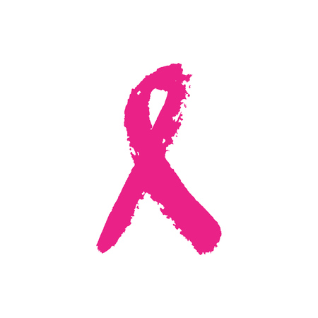 Paint stroke isolated on a white background. Aids awareness sign. Vectorのイラスト素材