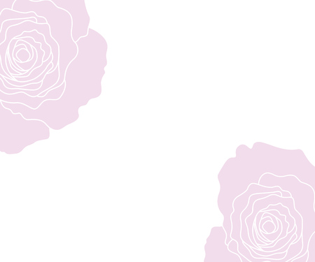 Vector pink rose background fo card or websiteのイラスト素材