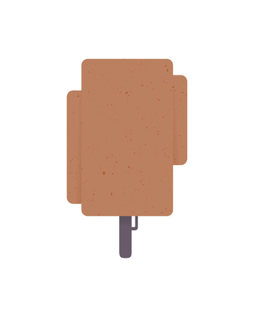 Tree icon on white background, vector illustrationのイラスト素材