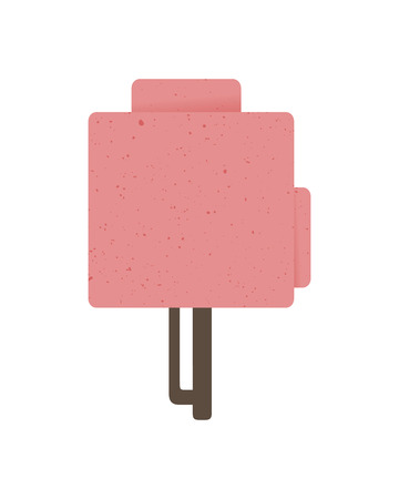 Tree icon on white background, vector illustrationのイラスト素材