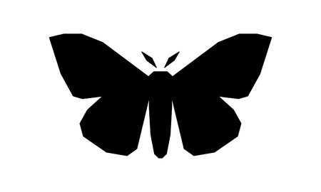 Imperial Moth, Eacles imperialis vector illustration isolated on a white backgroundのイラスト素材