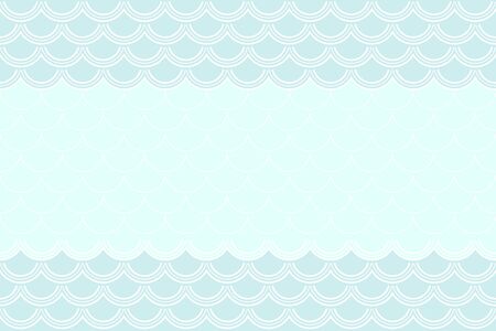 Fishscale colorful pattern, decorative style. Horizontal backgroundのイラスト素材