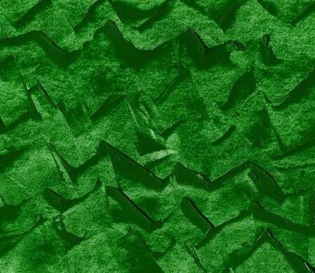 Acrylic hand drawn abstract dark green grunge pattern isolate don whiteの写真素材