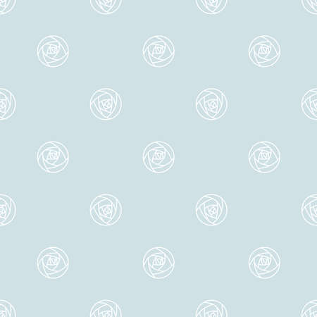 Rose seamless pattern, vector illustrationのイラスト素材