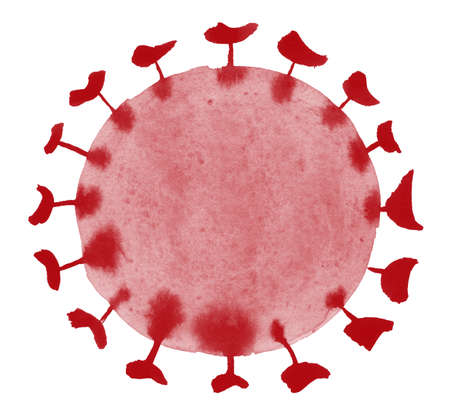 Coronavirus disease COVID-19 infection medical isolated.の写真素材