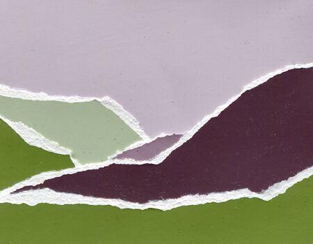 Abstract color paper with torn off background, grunge texture, paper illustrationの写真素材