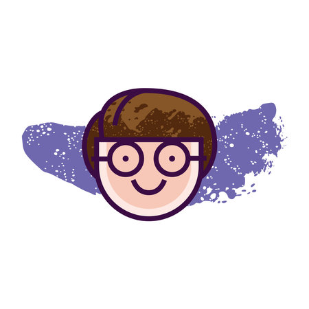 Modern outline style emoji icon. Simple emoticon pictogram.のイラスト素材