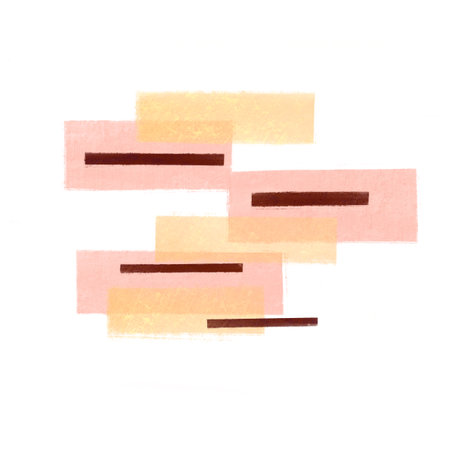 Geometric elements, hand drawn abstract backgroundの写真素材