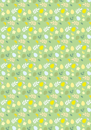 Happy Easter pattern designのイラスト素材