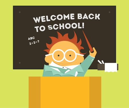 Back to schoolのイラスト素材